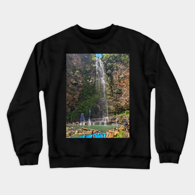 Sagpulon Falls, Jasaan, Misamis Oriental, Mindanao, Philippines Crewneck Sweatshirt by Upbeat Traveler